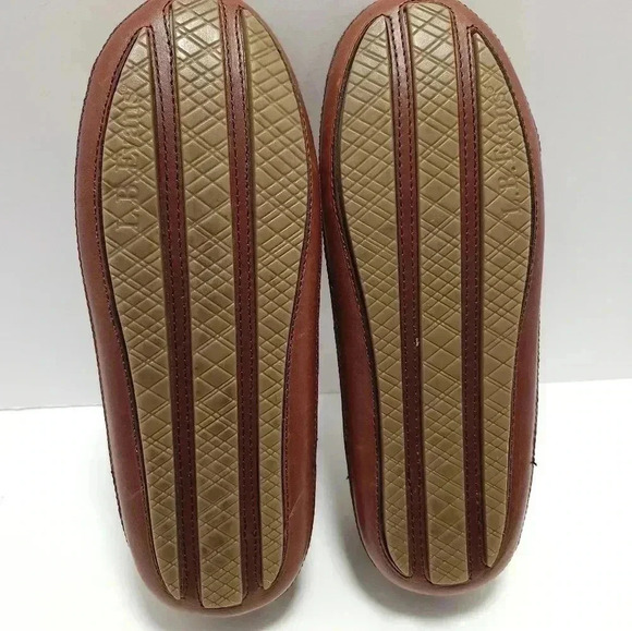 LB EVANS Mens Slipper Size 10 leather Shearling - Picture 5 of 7